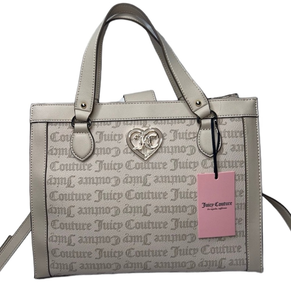 NWT Juicy Couture Flawless Tote Sandstone Gothic $99